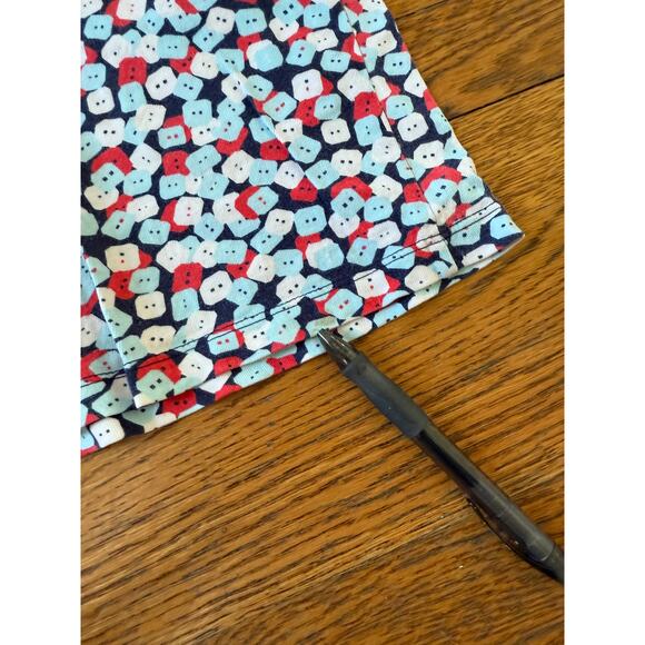 Mini Boden Girls' Button Print Tunic Dress Size 6-7 - Picture 4 of 5